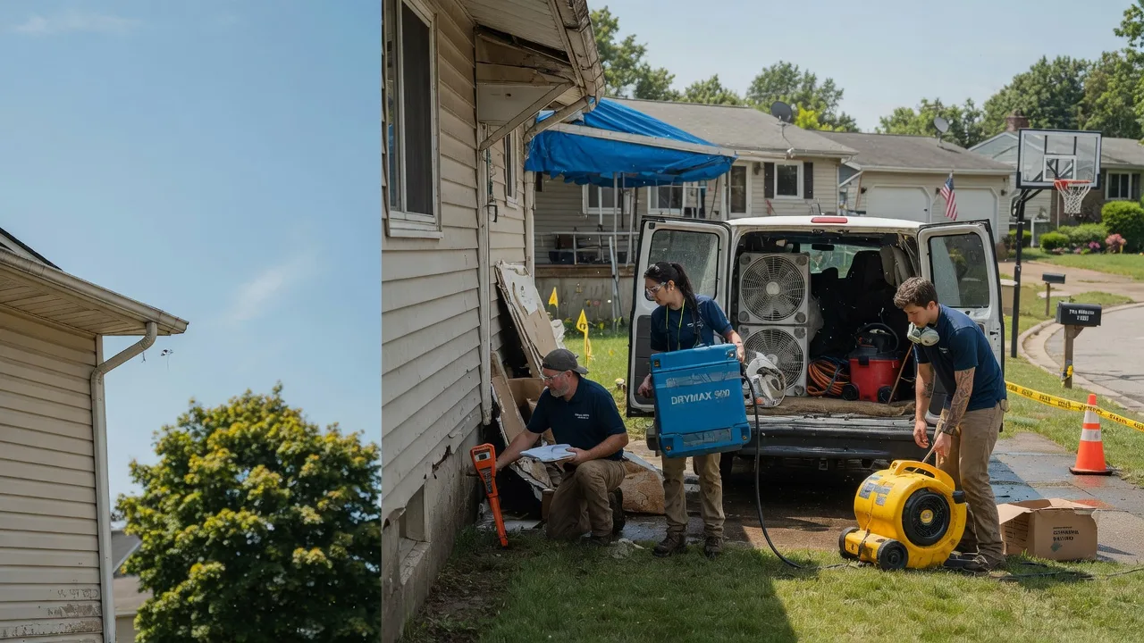 Ceiling Leak Cleanup in Northville, MI near me