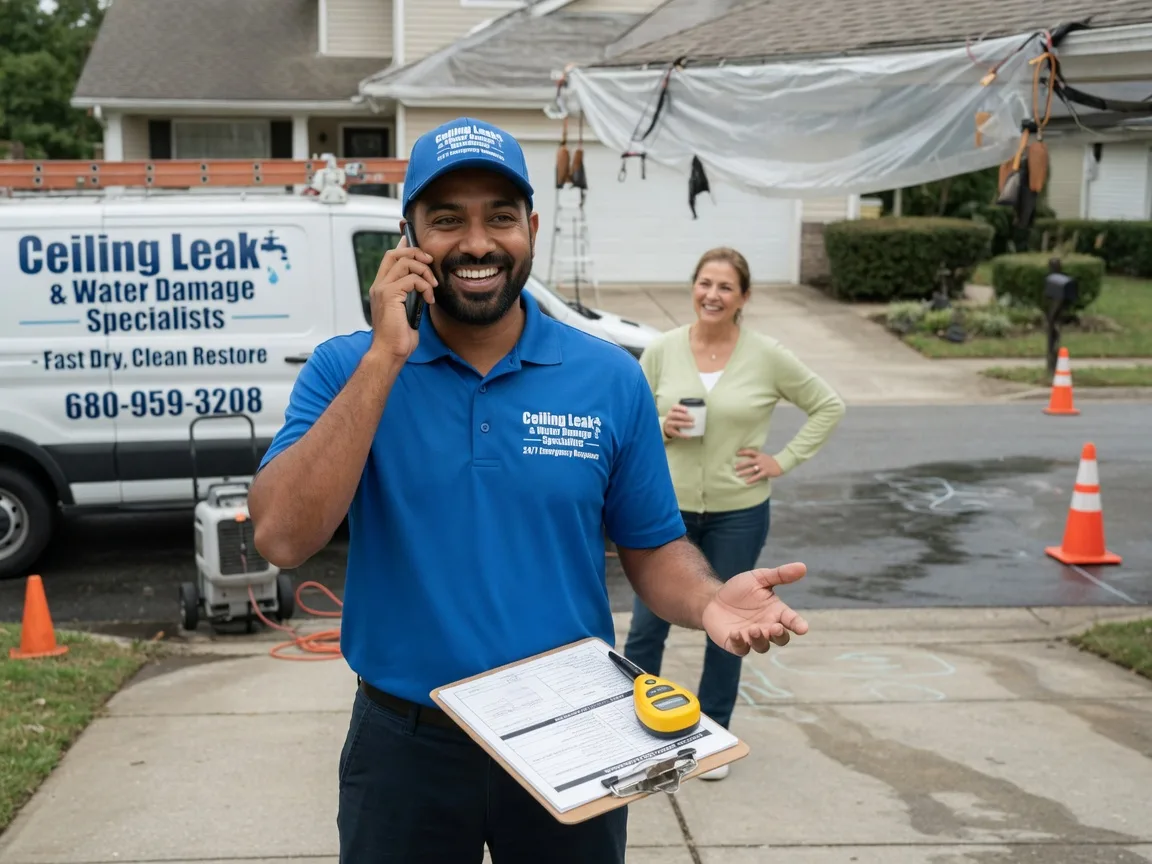 Ceiling Leak Cleanup Northville, MI FAQs